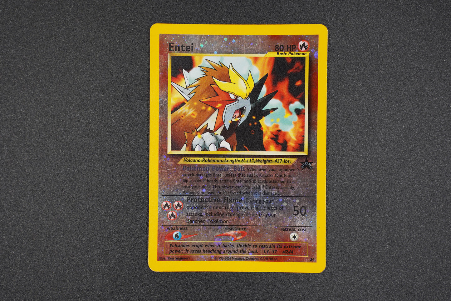 Black Star Promo- Entei (Reverse Holo)