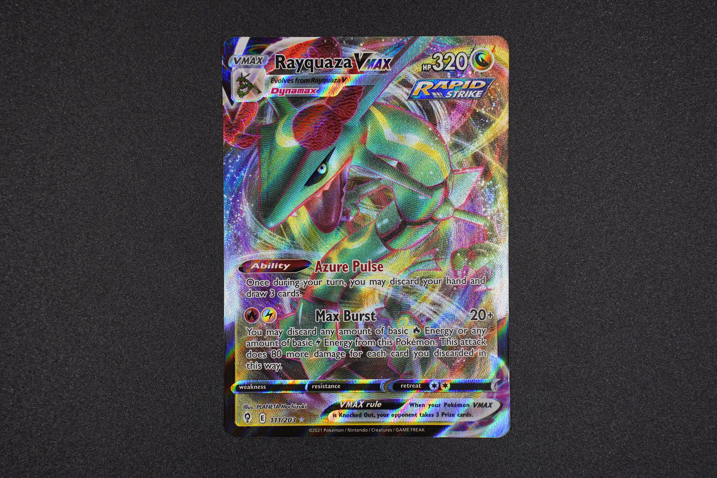 Evolving Skies- Rayquaza Vmax