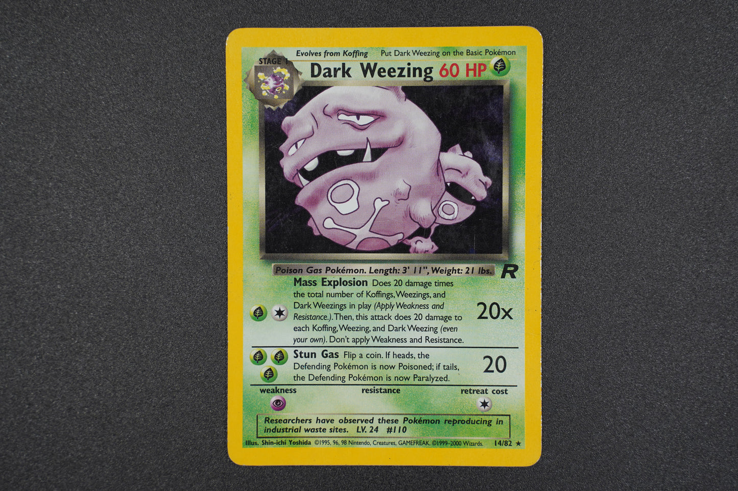 Rocket- Dark Weezing (Holo)