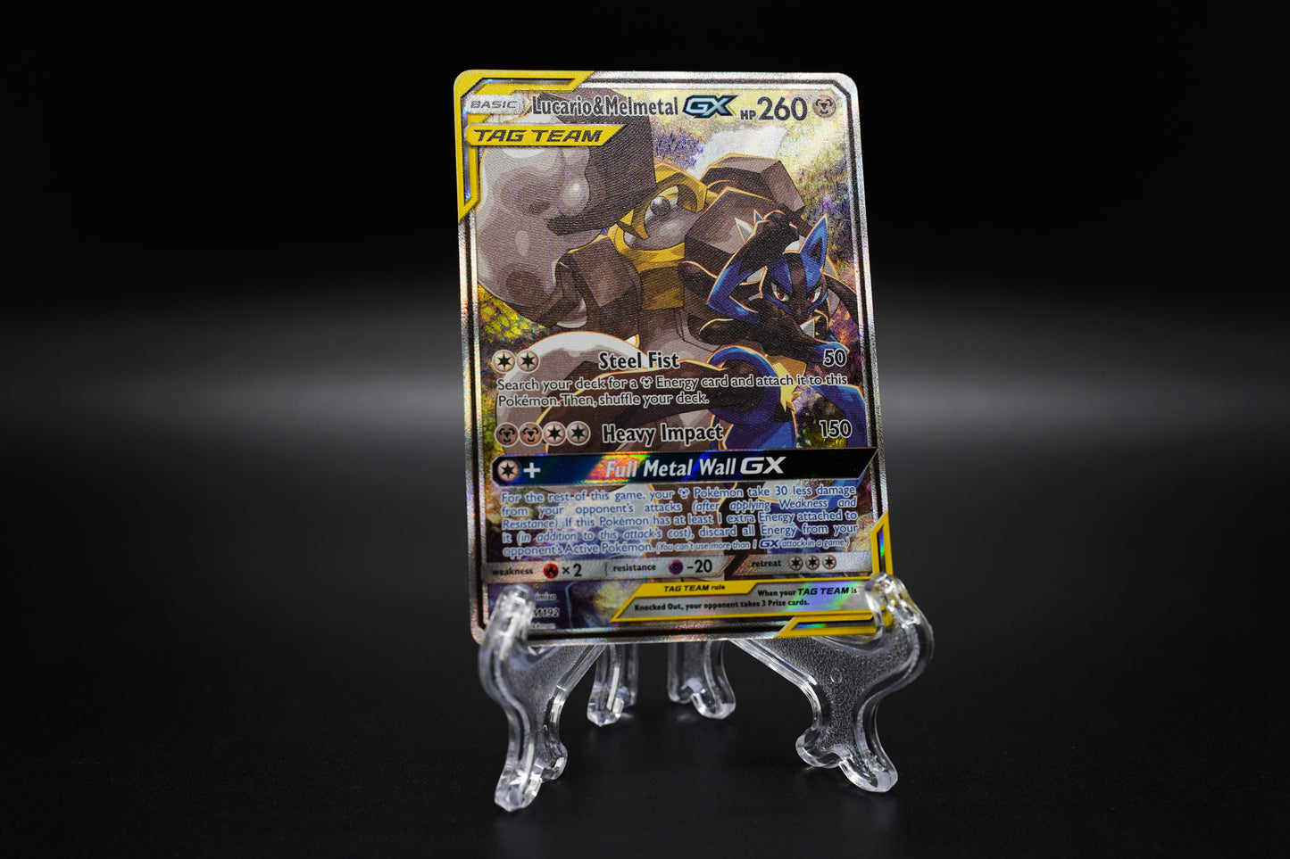 Black Star Promo- Lucario And Melmetal GX SM192